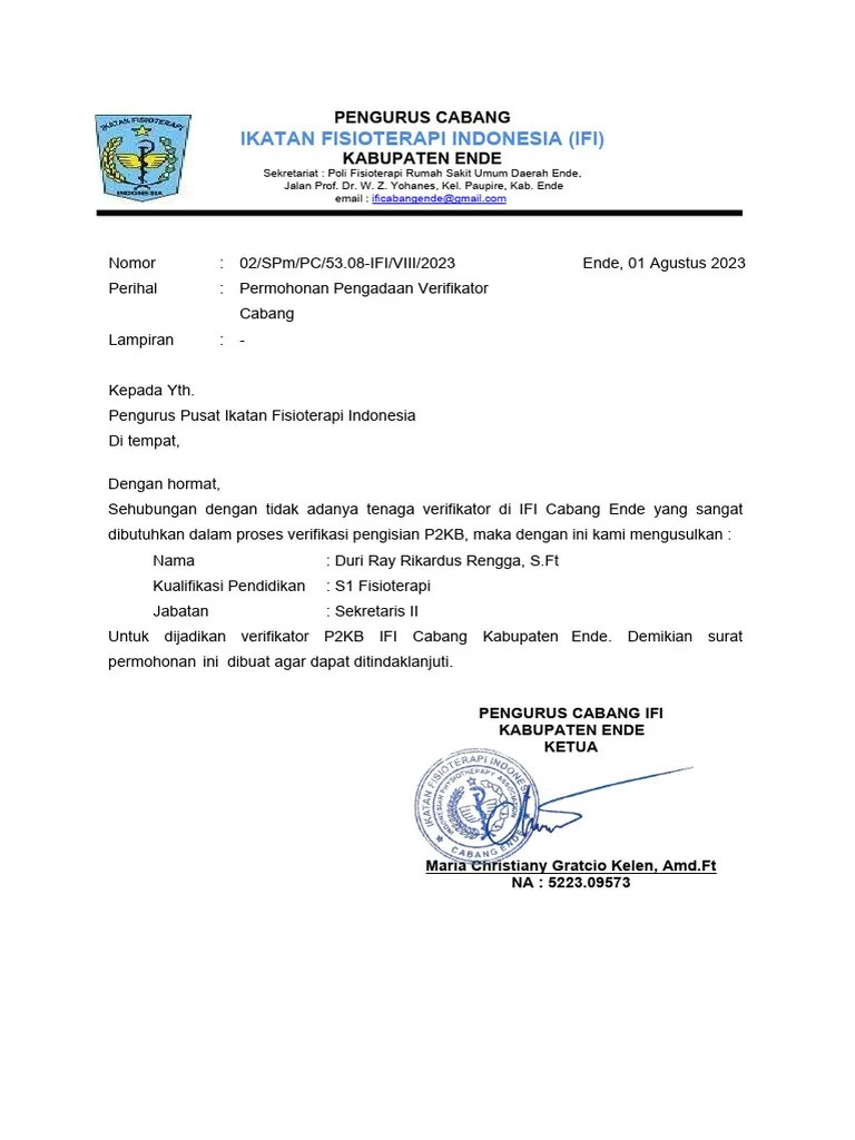 Surat Permohonan | PDF