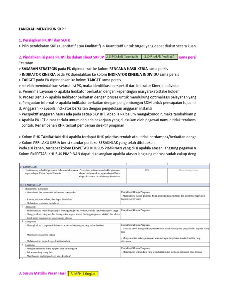 Form SKP JFT PermenPAN RB Nomor 6 Tahun 2022 | PDF