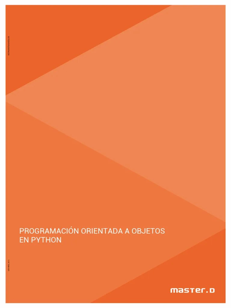 Programación Orientada A Objetos En Python | PDF