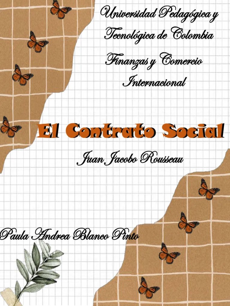 El Contrato Social Trabajo | PDF | Jean-Jacques Rousseau | Contrato Social