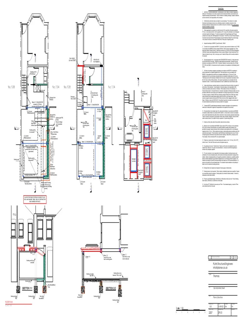 Structural Drawings | PDF | Structural Engineering | Architectural Elements