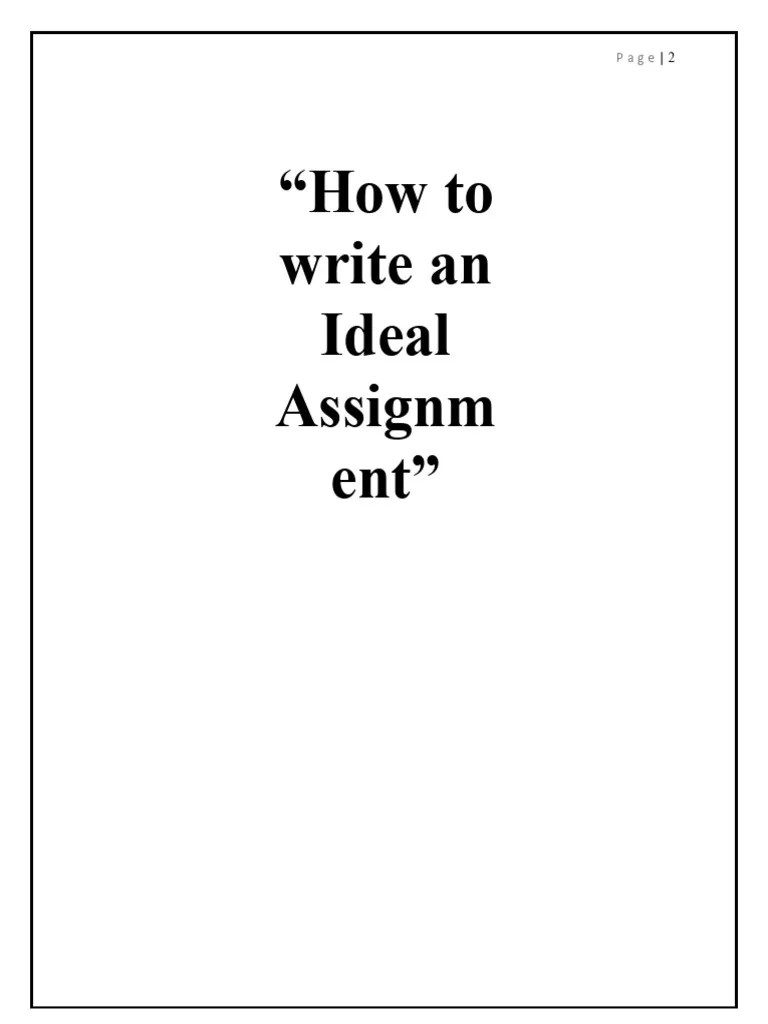 Idear Assignment | PDF | Paragraph | Writing