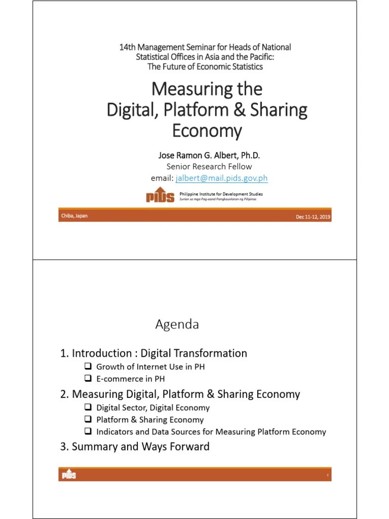6 Measuring The Digital Platform Sharing Economy | PDF | Internet | E ...