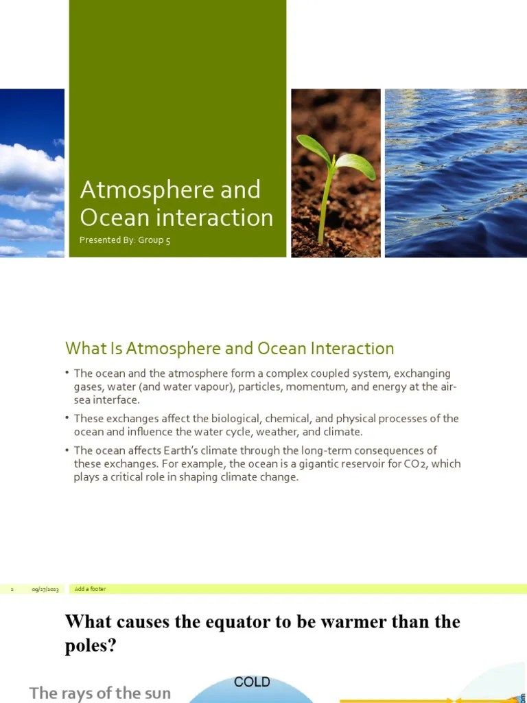 Atmosphere And Ocean Interaction | PDF | Oceans | Earth