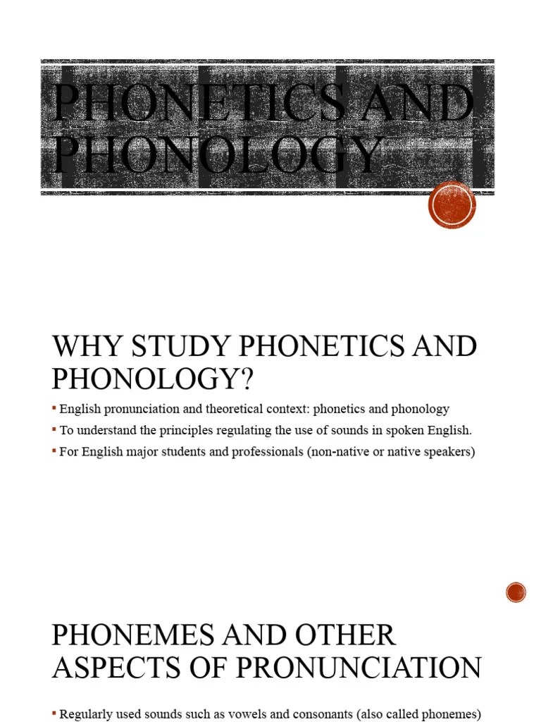 Phonetics - And.phonology - Lect.1 2 | PDF | English Language | Stress (Linguistics)