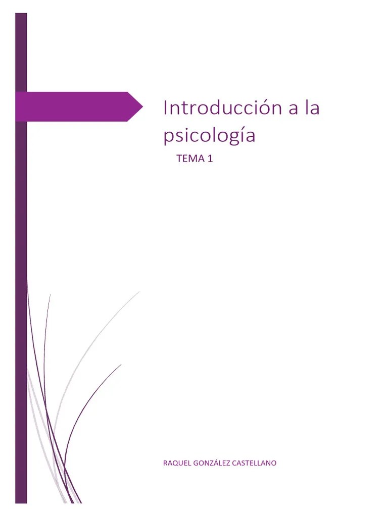 Tema 1 Procesos Psicológicos Básicos | PDF | Sicología | Método Científico