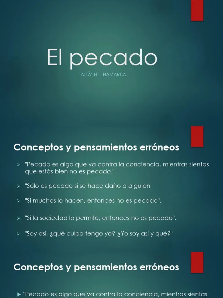 El Pecado-Clase 2 | PDF | Pecado | Vida Eterna (cristianismo)