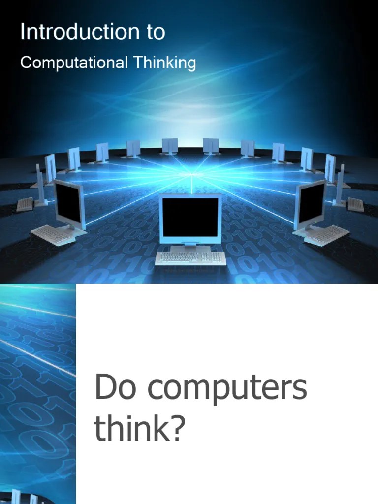 GR 7 Introduction To Computational Thinking | PDF