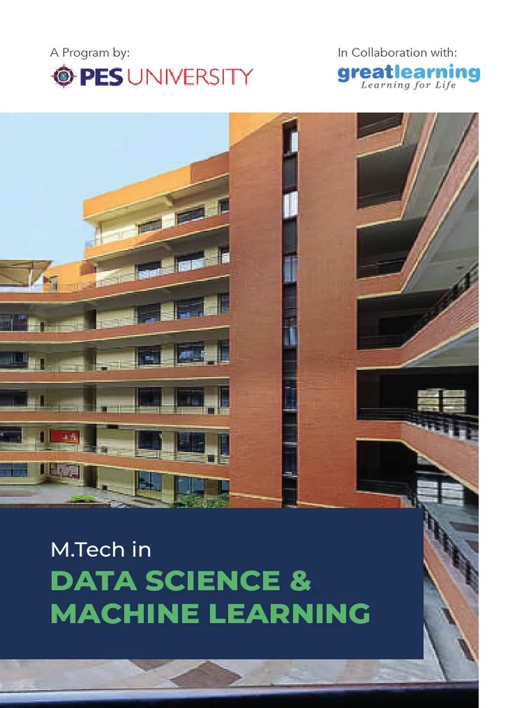 Mtech In Data Science And Machine Learning | PDF | Machine Learning ...