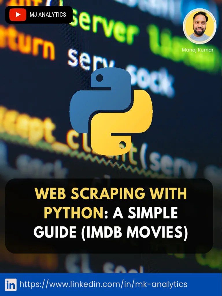 IMDB Movie Scraping Guide Python | PDF | Career & Growth