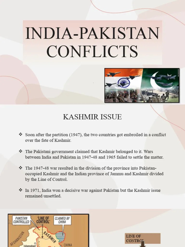 India-Pakistan Conflicts | PDF