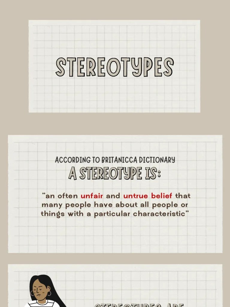 Stereotypes | PDF | Prejudices | Discrimination