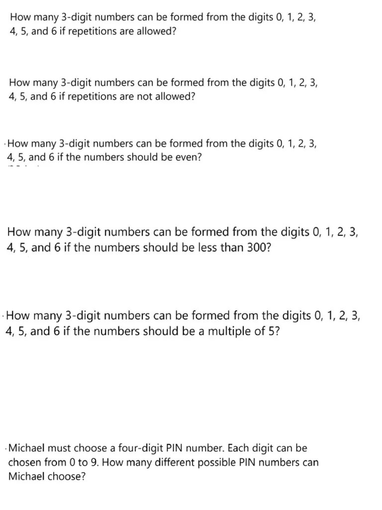 Lesson 9 Permutations And Combinations | PDF