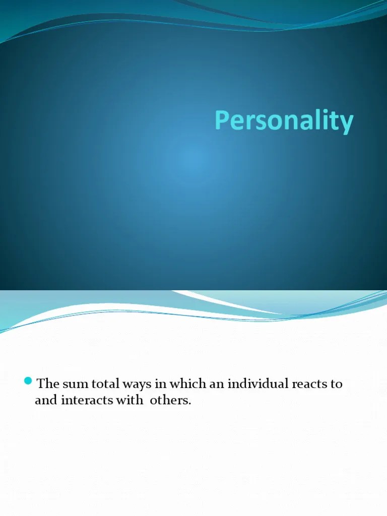 Personality Types And Theories | PDF | Extraversion And Introversion ...