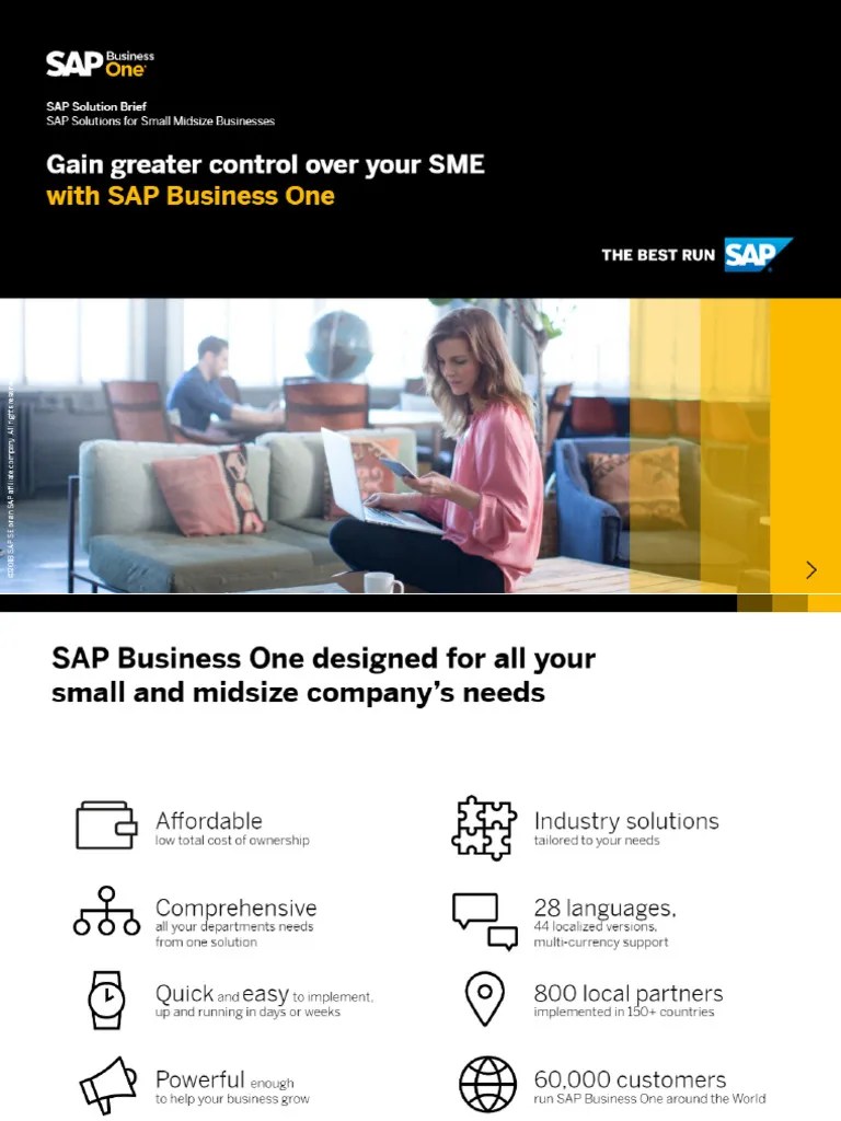 SAP Business One Designed For All Your Small And Midsize Company's ...