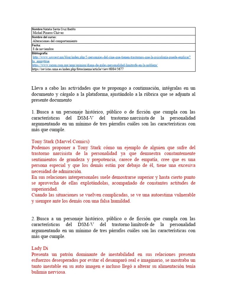 Trastornos De La Personalidad Cluster B | PDF