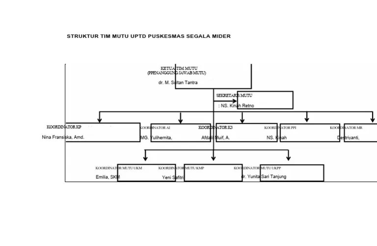 B. Struktur Tim Mutu | PDF