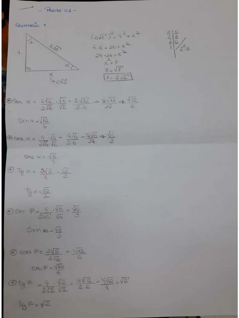 Atividade De Matemática 1° Parte | PDF