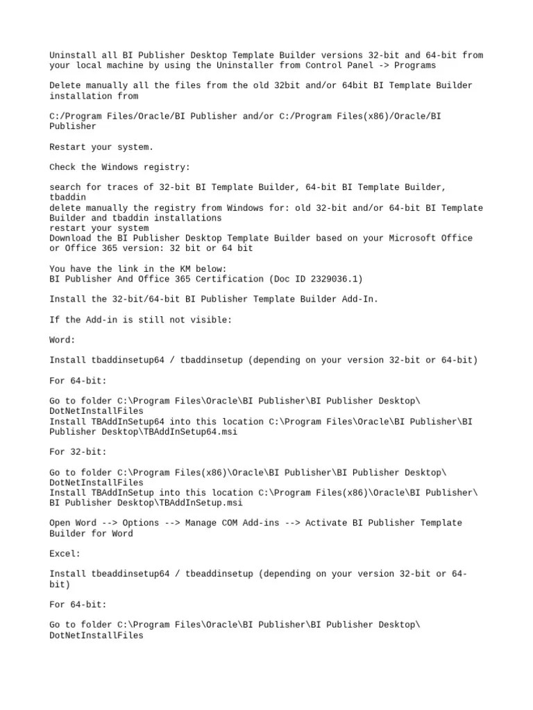 BI Publisher-365 | PDF