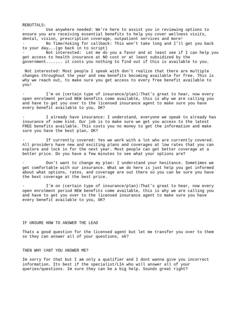 Rebuttals | PDF | Insurance | Service Industries