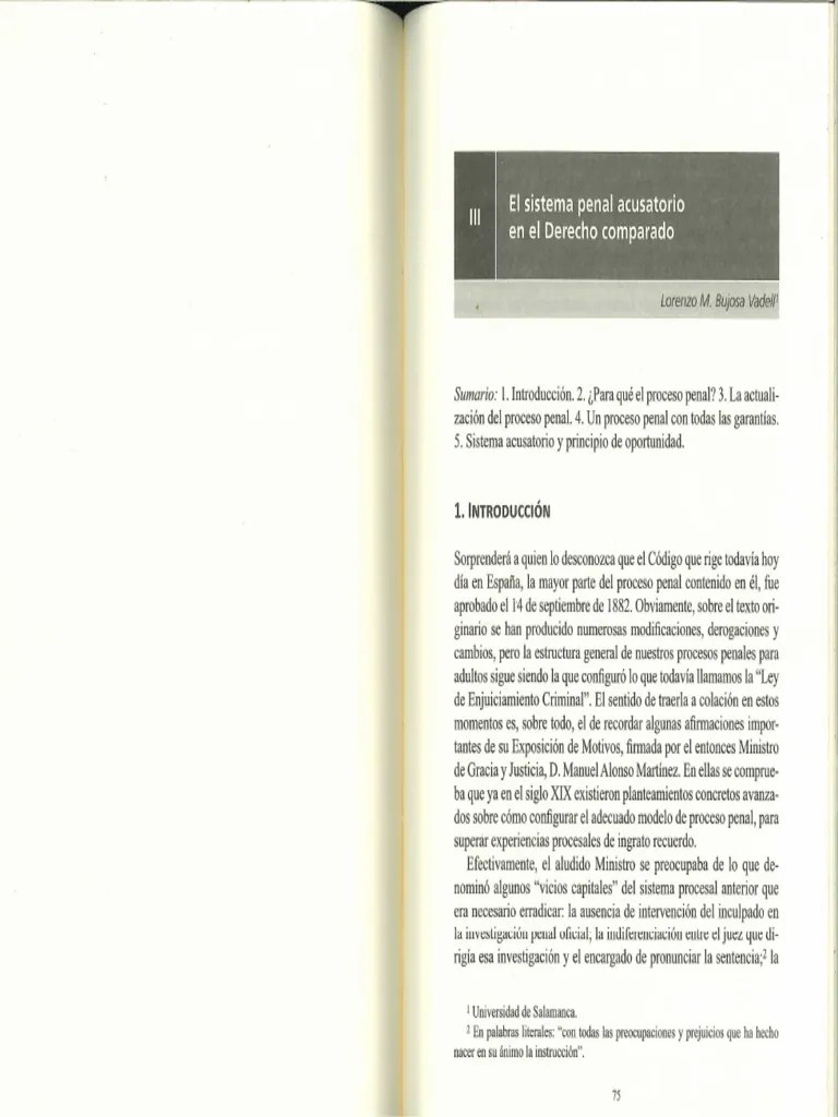 Lectura 4. El Sistema Penal Acusatorio En El Derecho Comparado | PDF