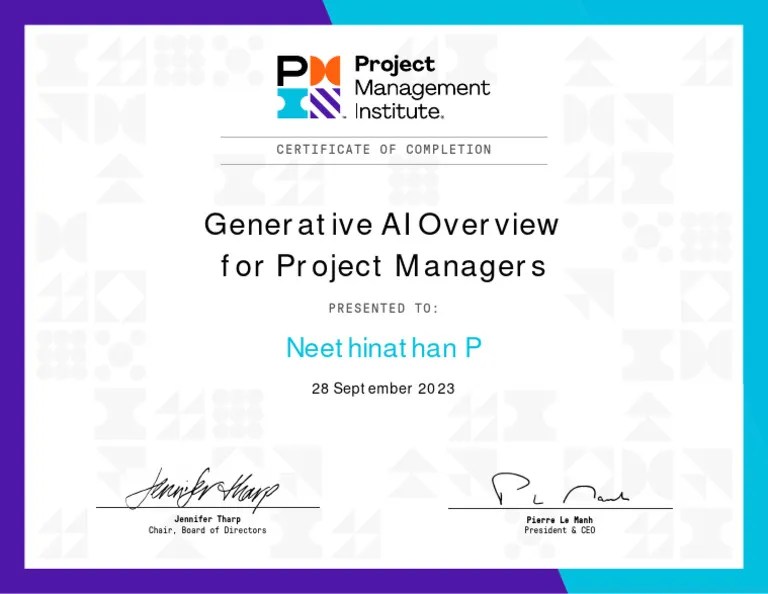 Generative AI Course Completion | PDF