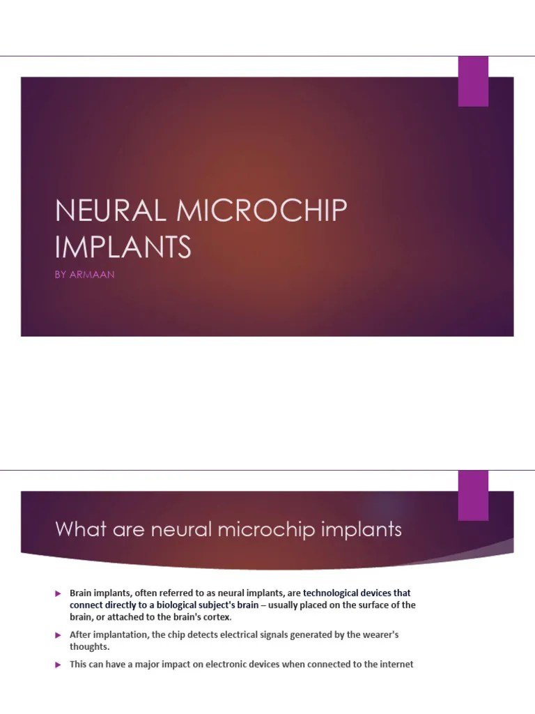 Microchip Implants | PDF