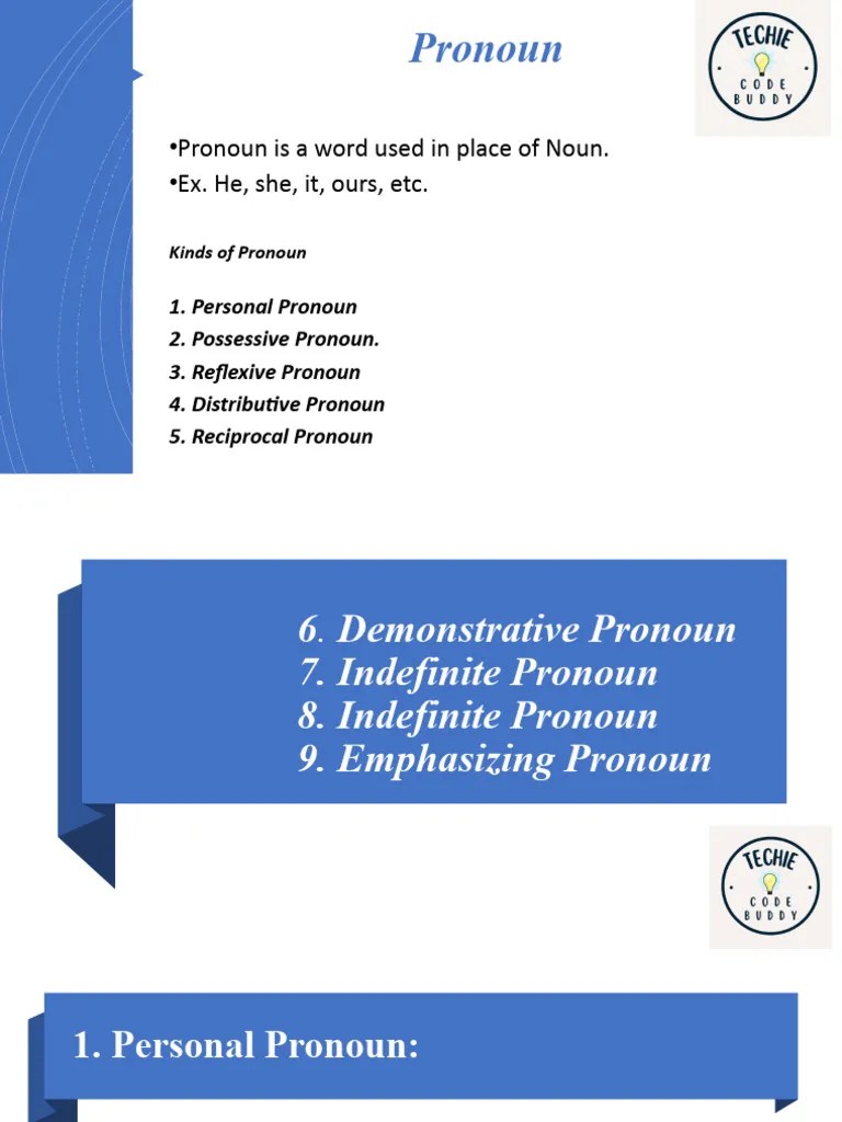 Pronoun | PDF