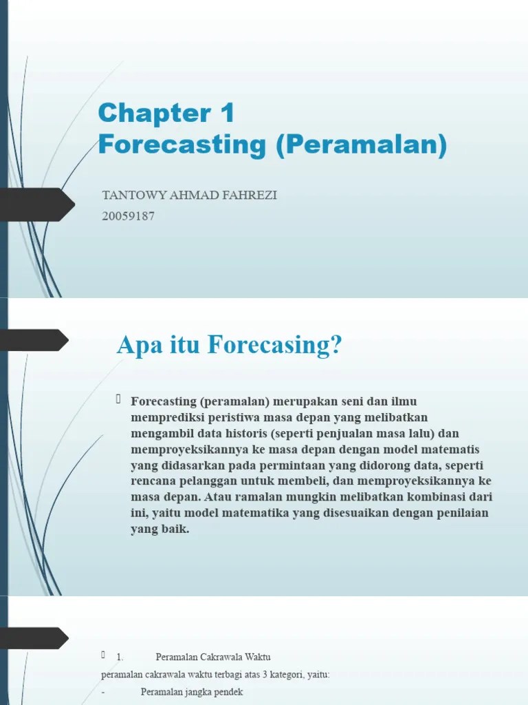 Forecasting | PDF