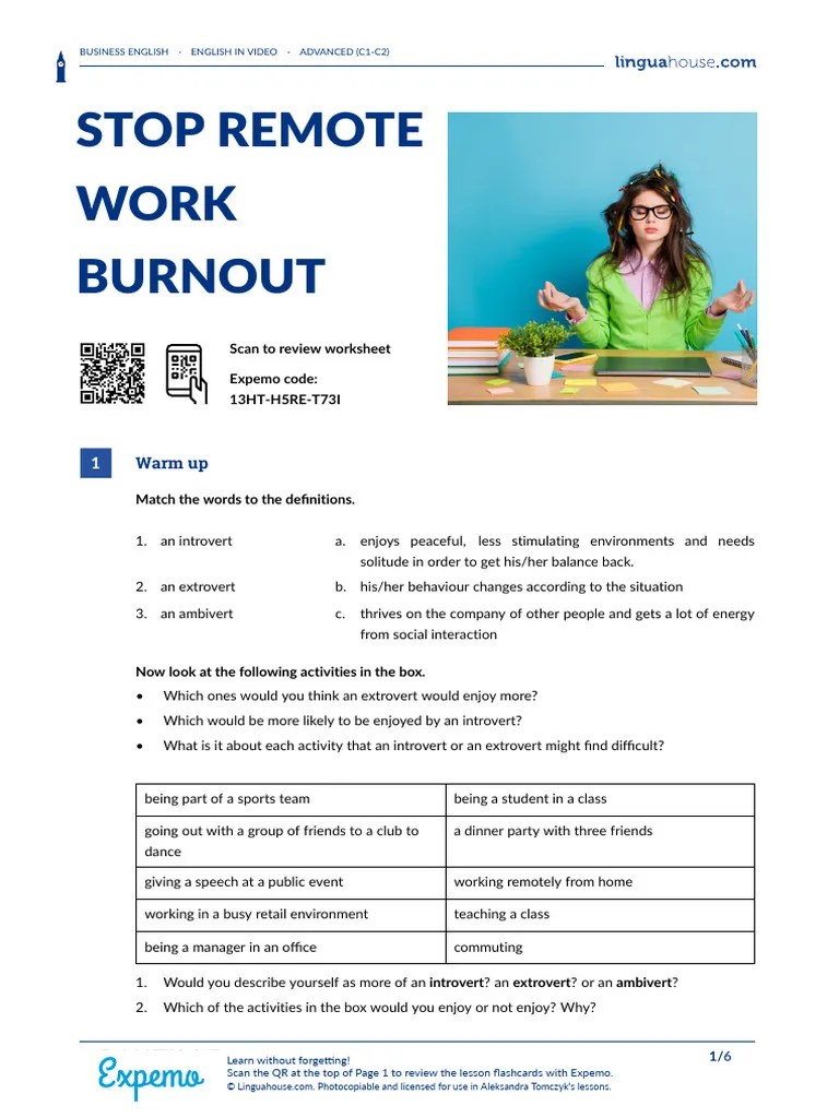 Stop Remote Work Burnout | PDF