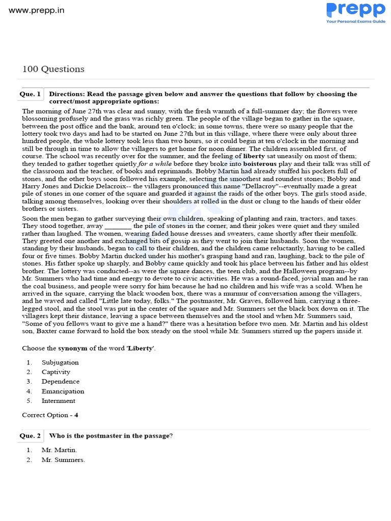 SBI PO Prelims Memory Based Paper Held On 19 December 2022 Shift 1 ...