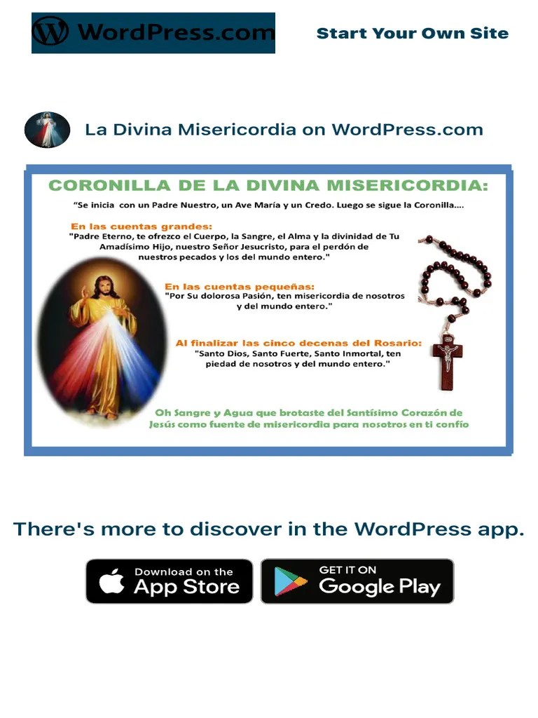 La Divina Misericordia Image | PDF