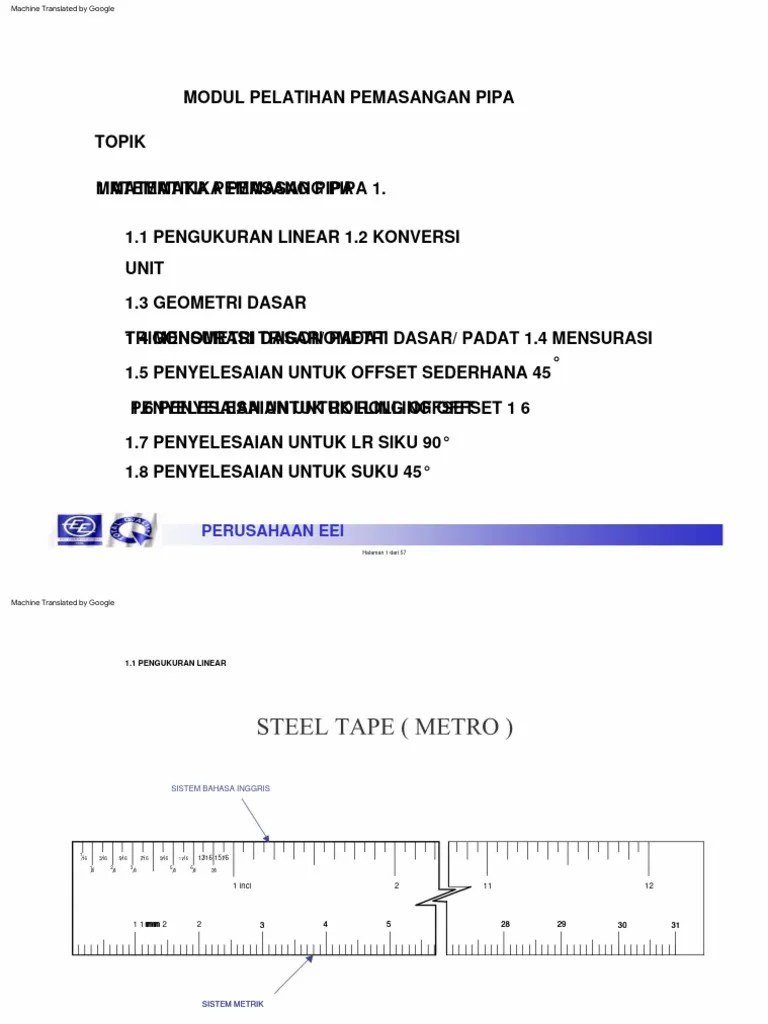 Basic Pipe Fitter Training Module PDF | PDF