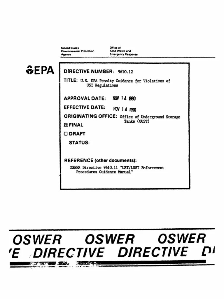 Us Epa Violations Guidance | PDF