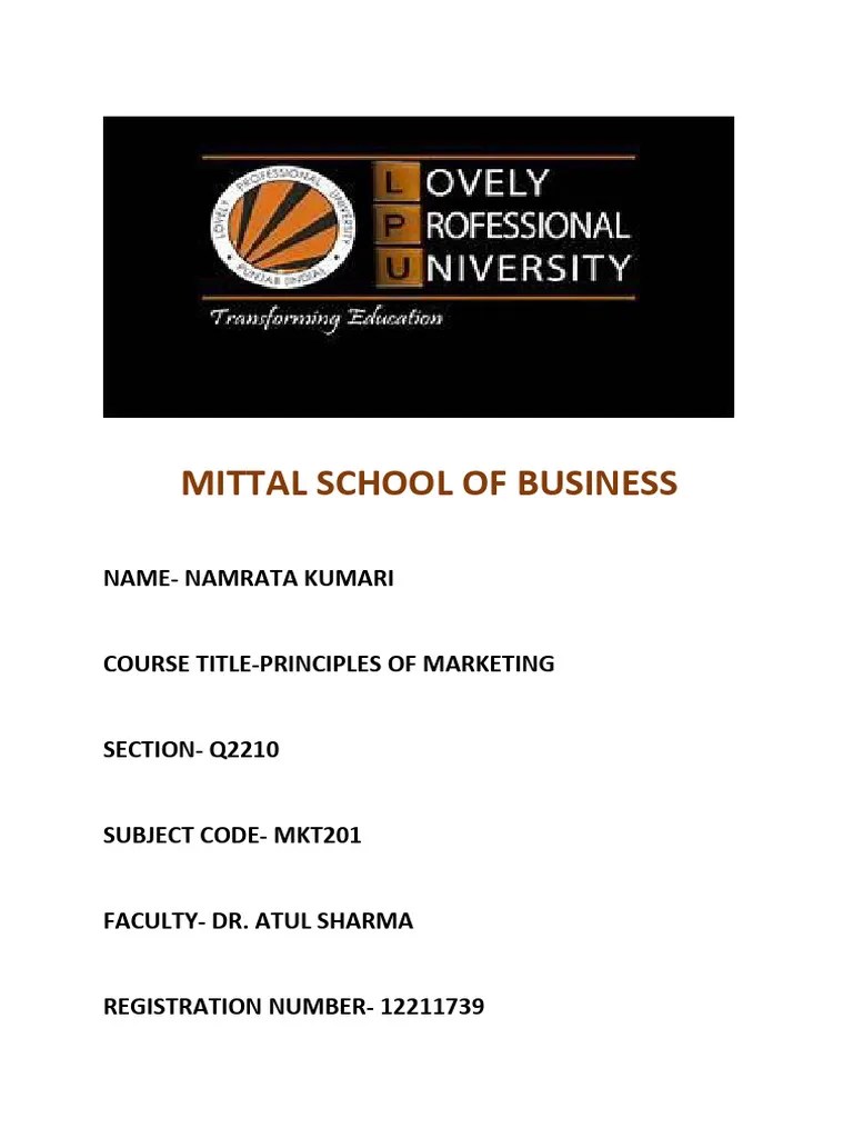 MKT 201 Complete | PDF | Market Segmentation | Mass Media