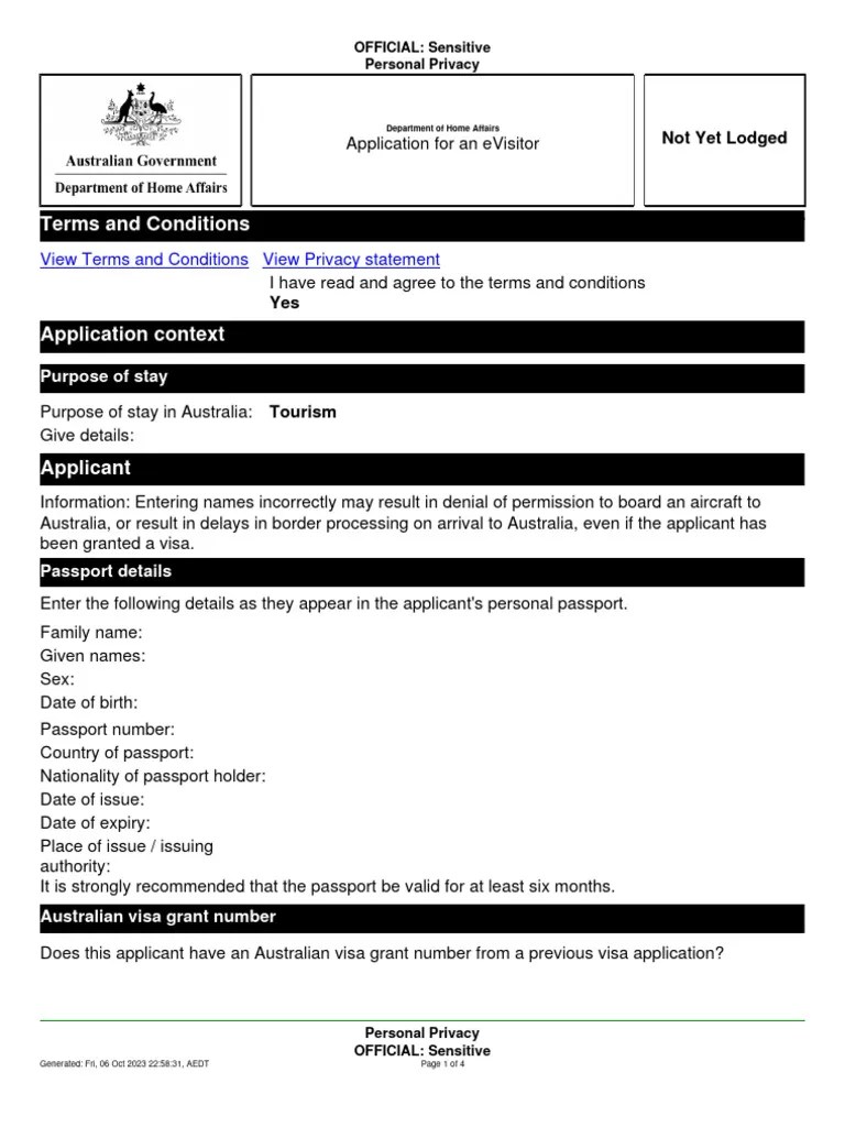 Application | PDF | Passport | Identity Document