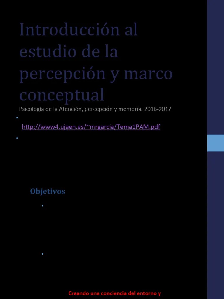 TEMA 1 - Sensación Y Percepción | PDF | Percepción | Percepción Visual