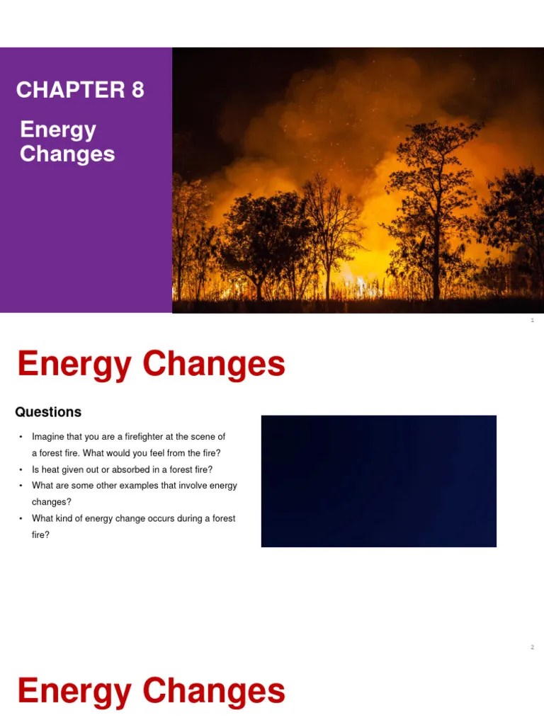 Mce Igcse Chemistry PPT C08 | PDF | Chemical Reactions | Heat