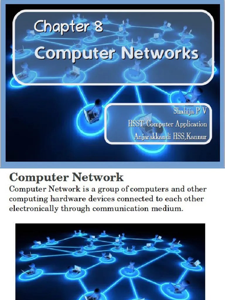 Chapter8 ComputerNetworkseditable | PDF | Computer Network ...