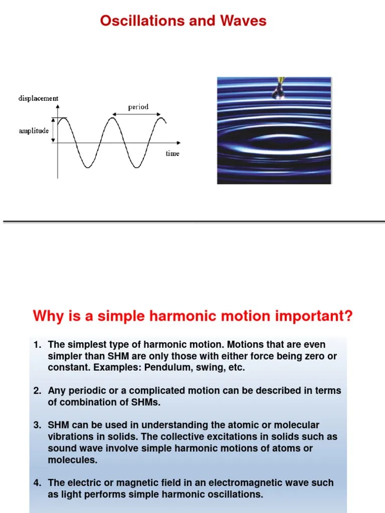 1 Oscillations Waves-2 | PDF