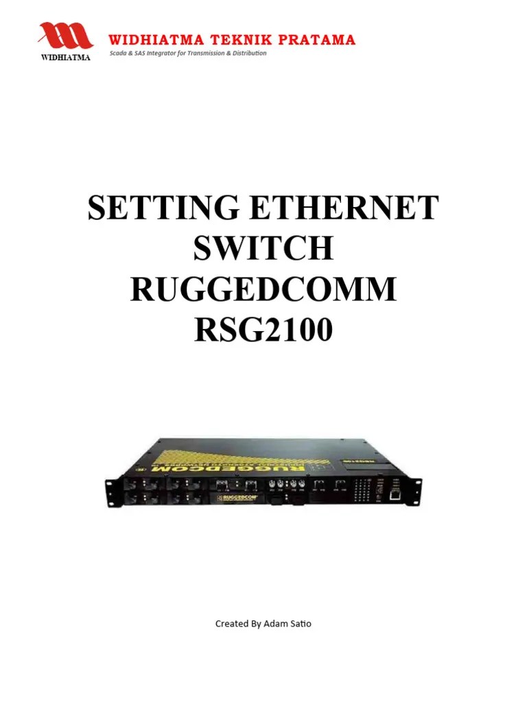 Setting Ethernet Switch | PDF