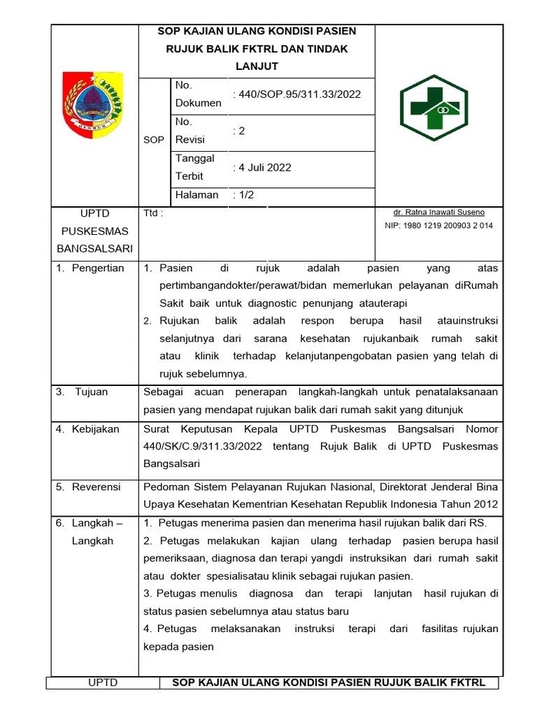 3 7 2 A Sop Kajian Ulang Pasien Rujuk Balik Dan Tindak Lanjut 2 Pdf - Artistic 8K Dark Textures | Free Download