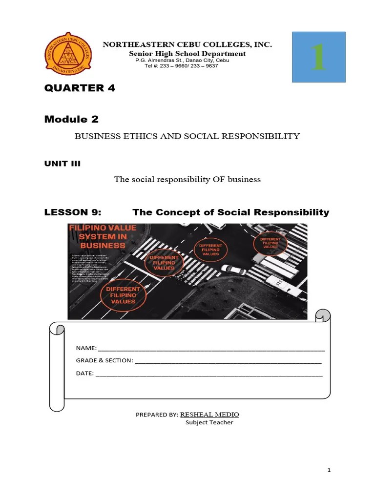 QUARTER 4 - Module 1 | PDF | Business | Finance & Money Management