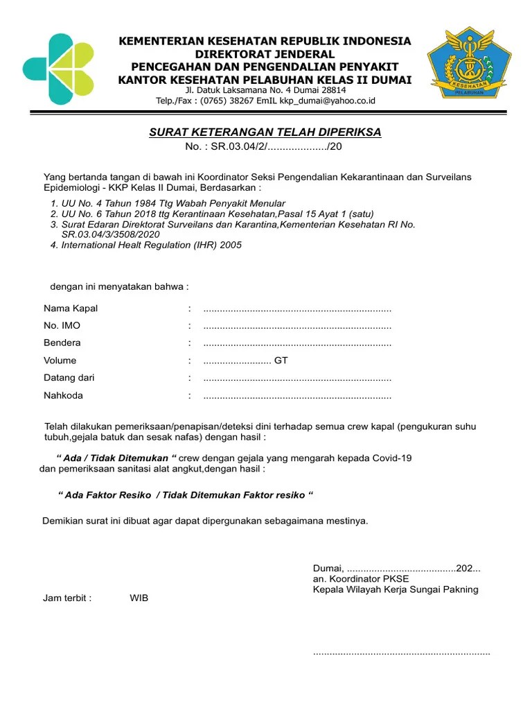 Surat Keterangan | PDF