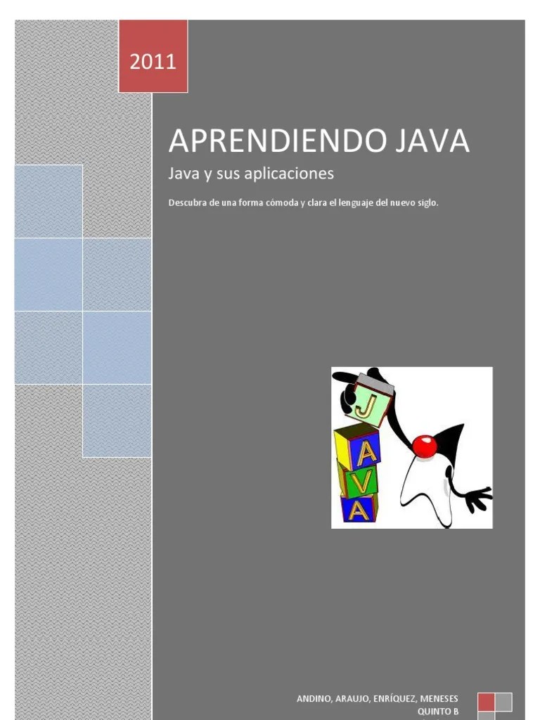 Libro De Lenguaje Java | PDF | Objeto (informática) | Herencia ...