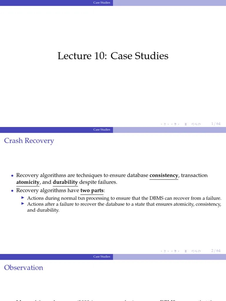 10 Case Studies | PDF | Databases | Microsoft Sql Server