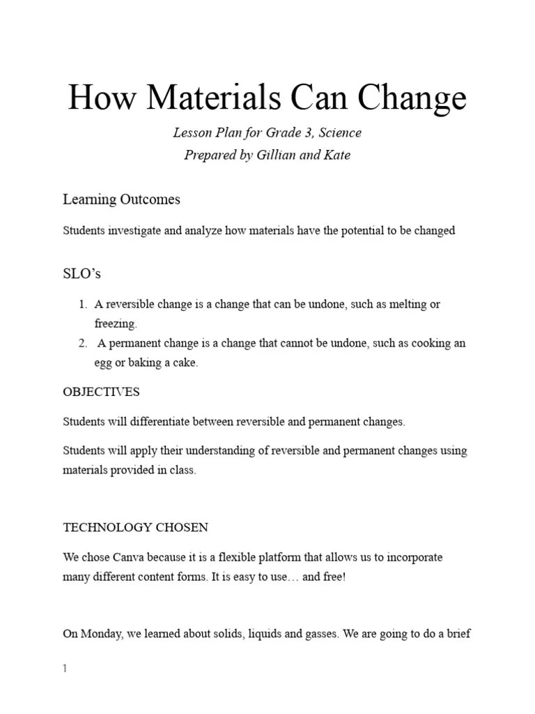 Lesson Plan-Commtech | PDF | Freezing | Behavior Modification