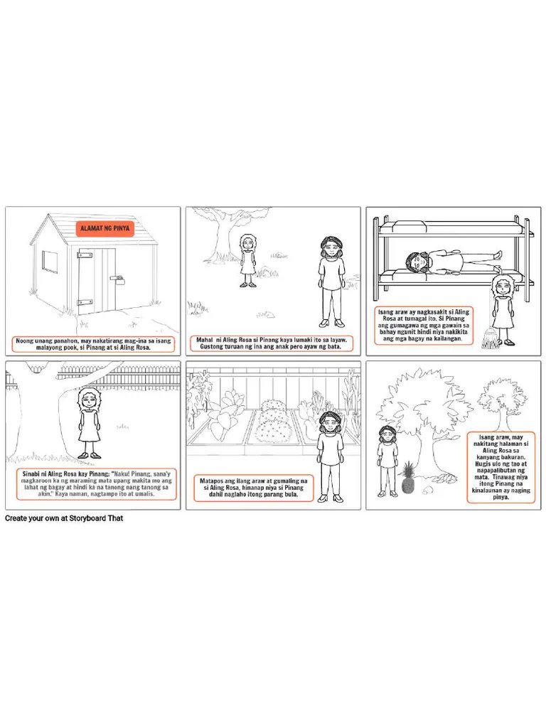 Alamat-Ng-Pinya - Komiks  PDF.