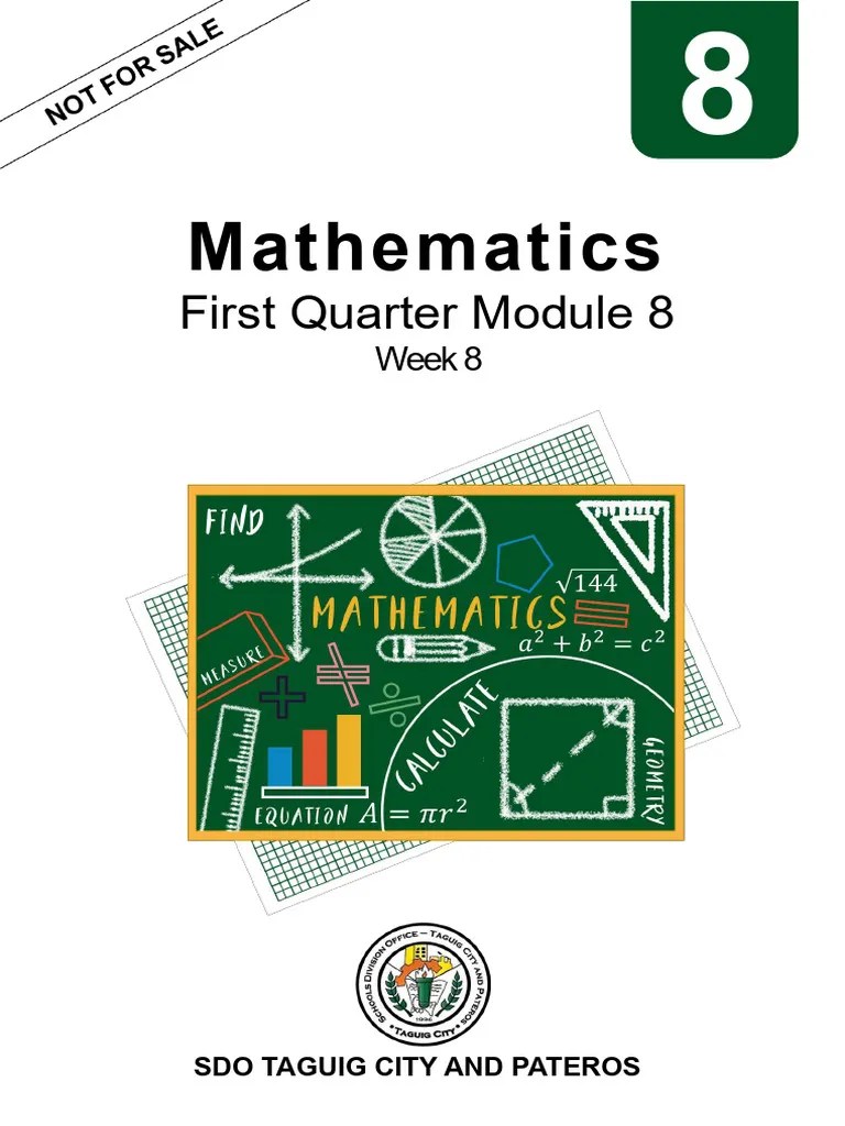 MATH8 Q1 W8 Module | PDF | Equations | System Of Linear Equations