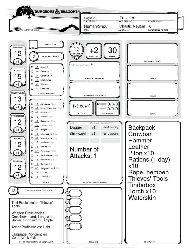 Cain | PDF | Role Playing Games
